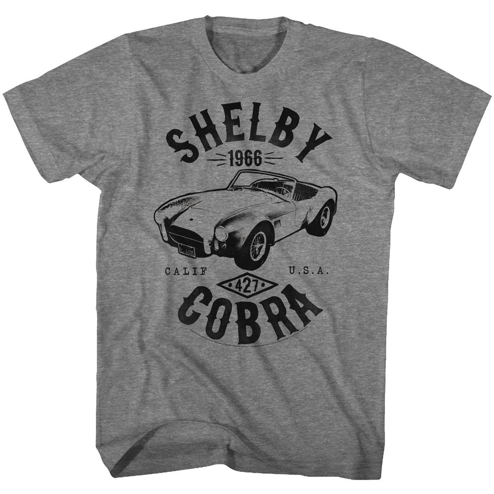 Carroll Shelby - Cobra - Short Sleeve - Heather - Adult - T-Shirt