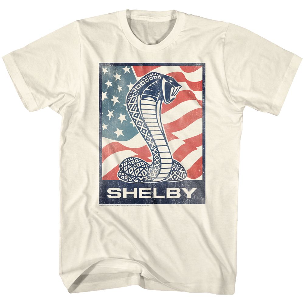 Carroll Shelby - Flag Snake - Short Sleeve - Adult - T-Shirt