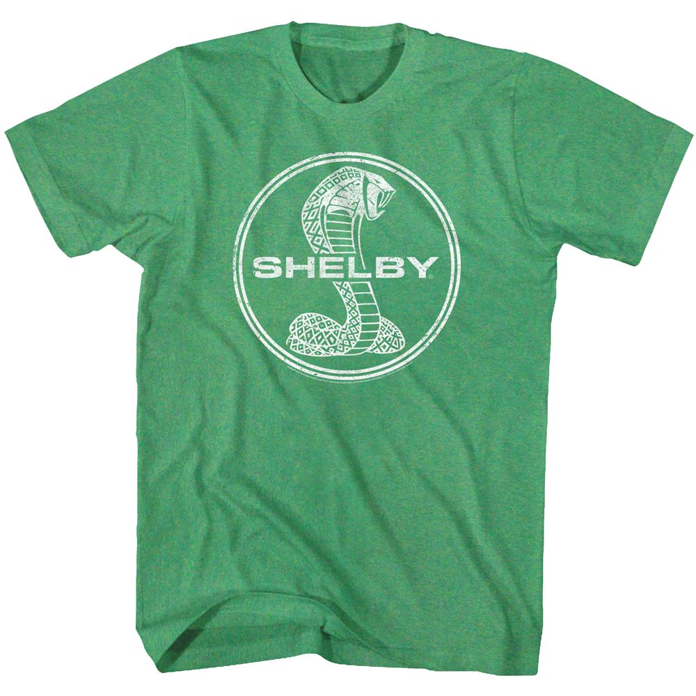 Carroll Shelby - Circle Monochrome - Short Sleeve - Heather - Adult - T-Shirt
