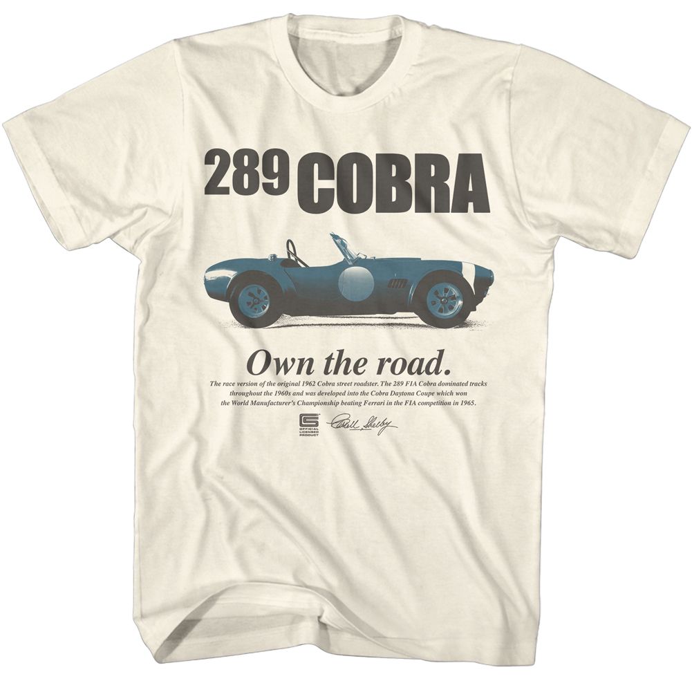 Carroll Shelby - 289 Cobra - Short Sleeve - Adult - T-Shirt
