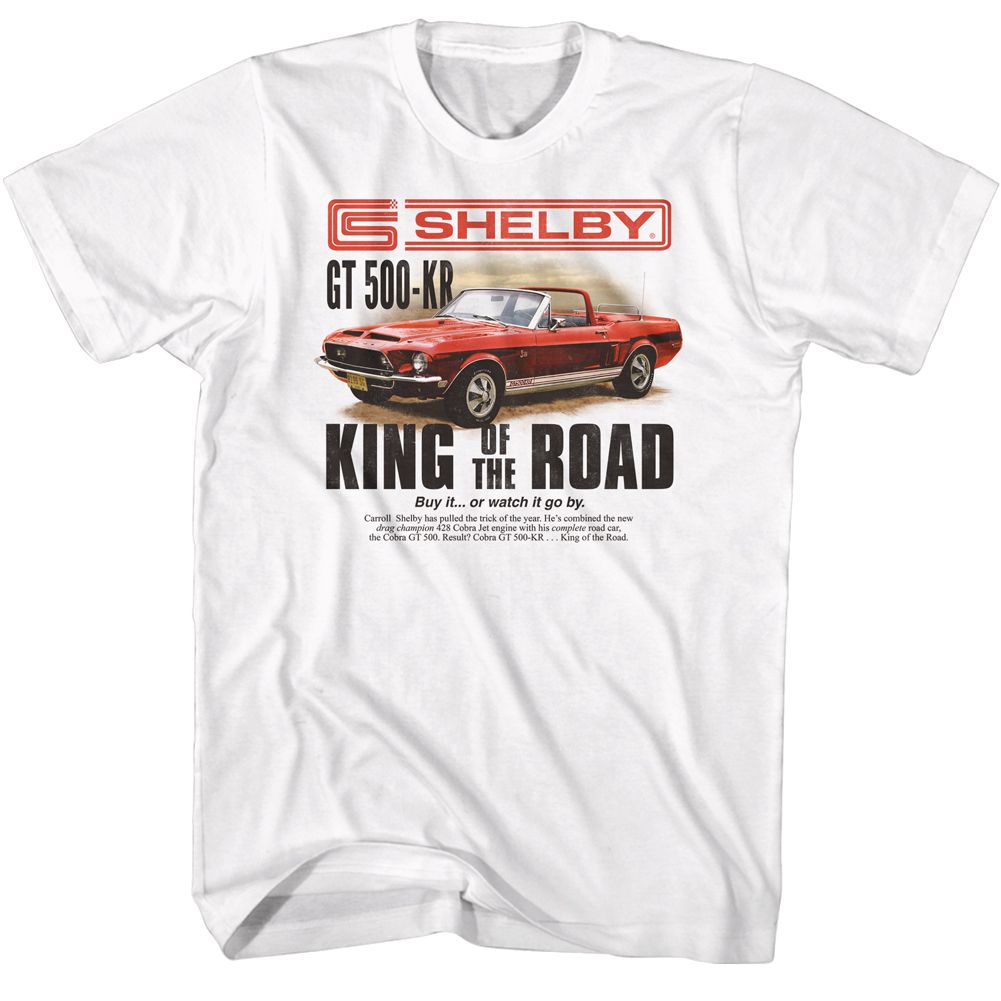 Carroll Shelby - King Mag Ad - Short Sleeve - Adult - T-Shirt