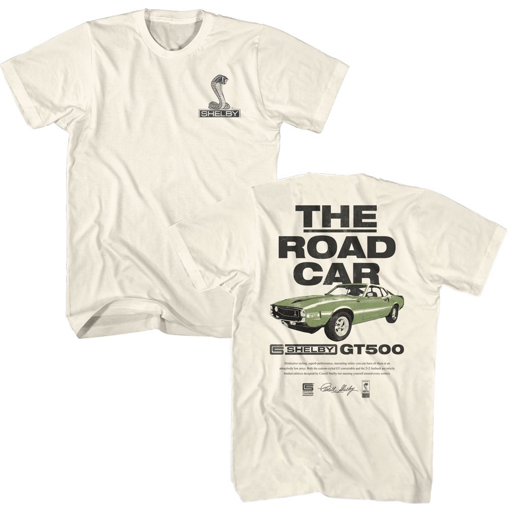 Carroll Shelby - Road Car F B - Short Sleeve - Adult - T-Shirt