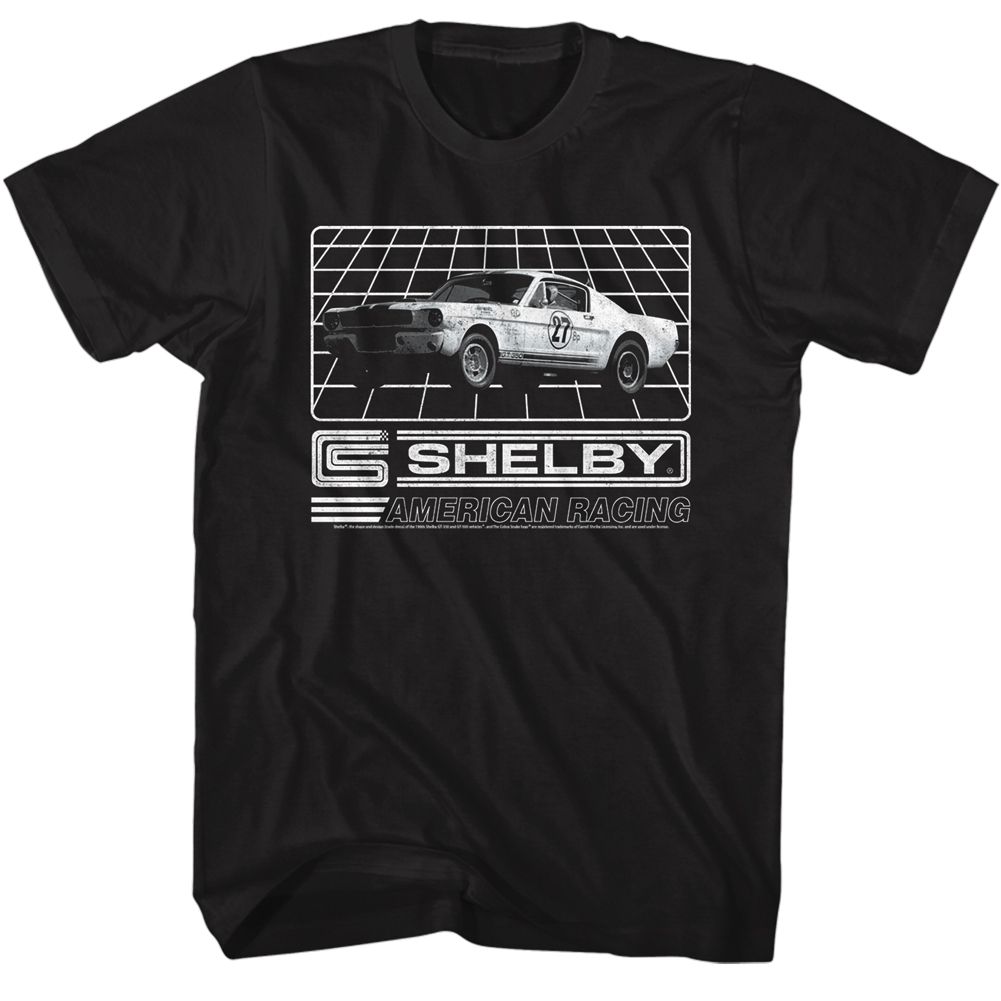 Carroll Shelby - Grid - Short Sleeve - Adult - T-Shirt