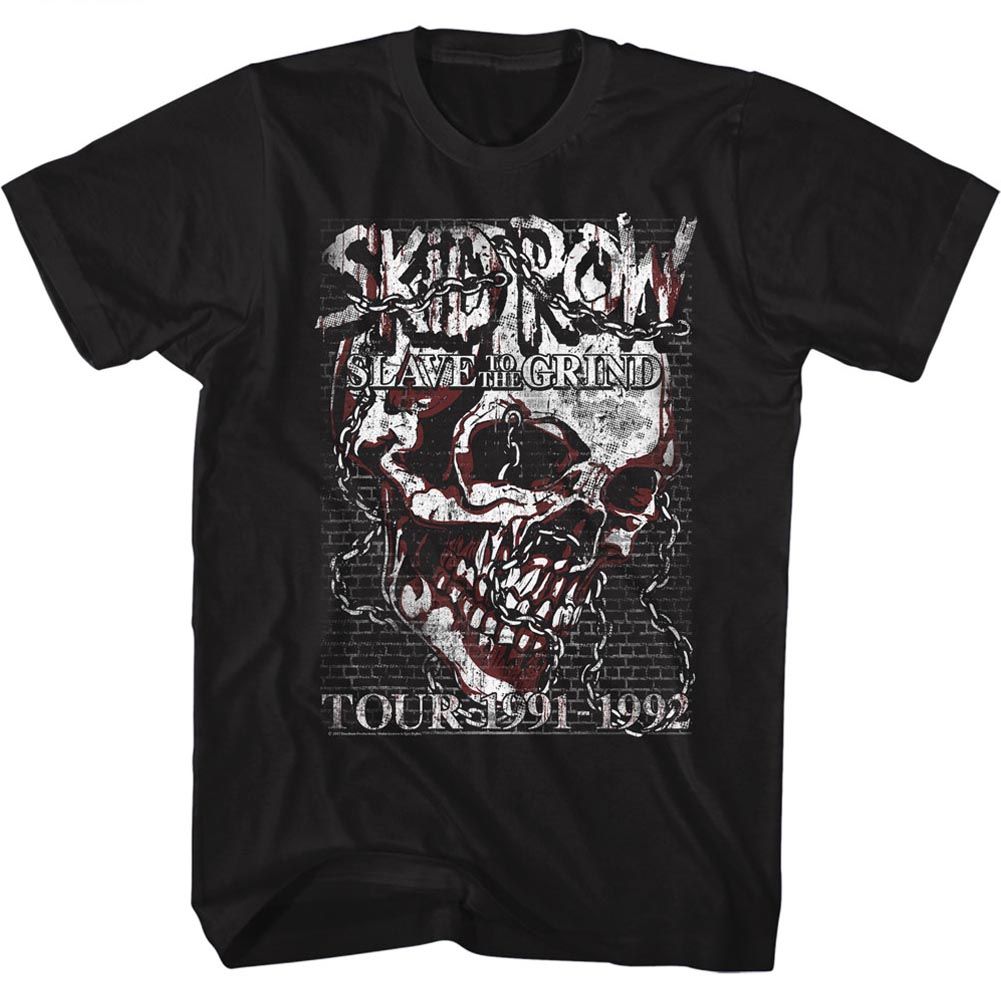 Skid Row - Skull Chain - Short Sleeve - Adult - T-Shirt
