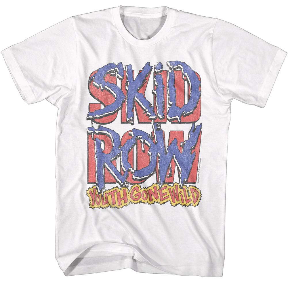 Skid Row - Logo & Youth Gone Wild - Short Sleeve - Adult - T-Shirt