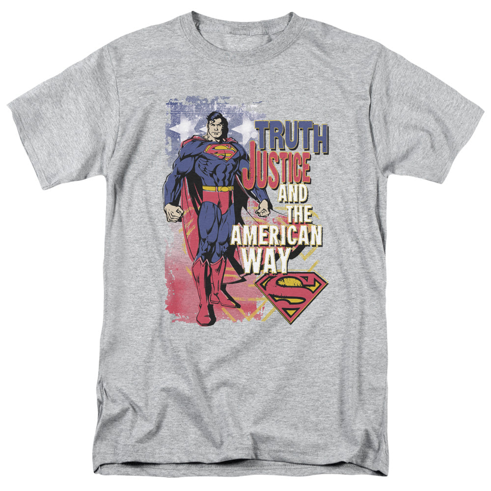 DC Comics - Superman - Truth Justice - Adult T-Shirt