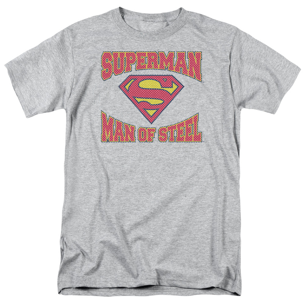 DC Comics - Superman - Man Of Steel Jersey - Adult T-Shirt