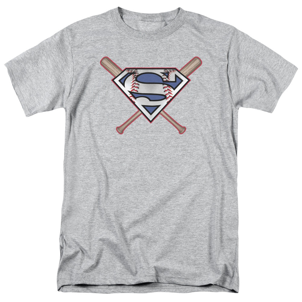 DC Comics - Superman - Crossed Bats - Adult T-Shirt