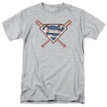 DC Comics - Superman - Crossed Bats - Adult T-Shirt