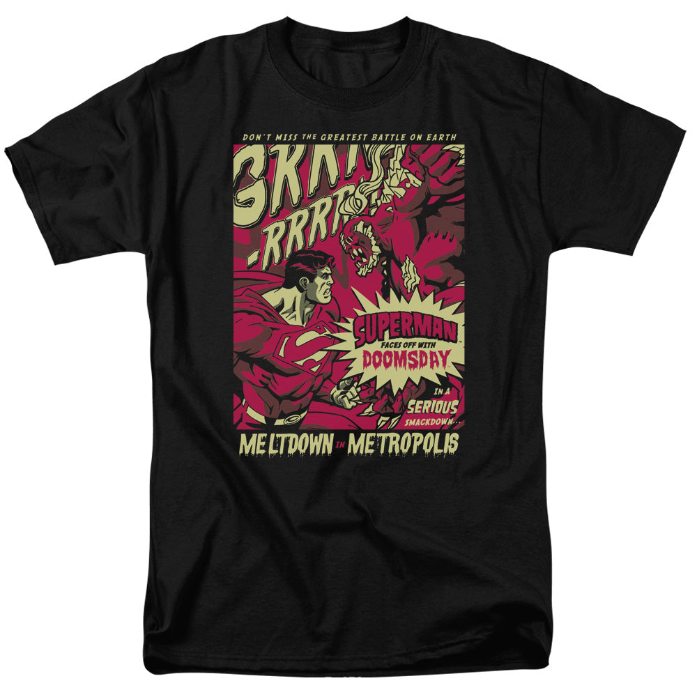 DC Comics - Superman - Metropolis Meltdown - Adult T-Shirt