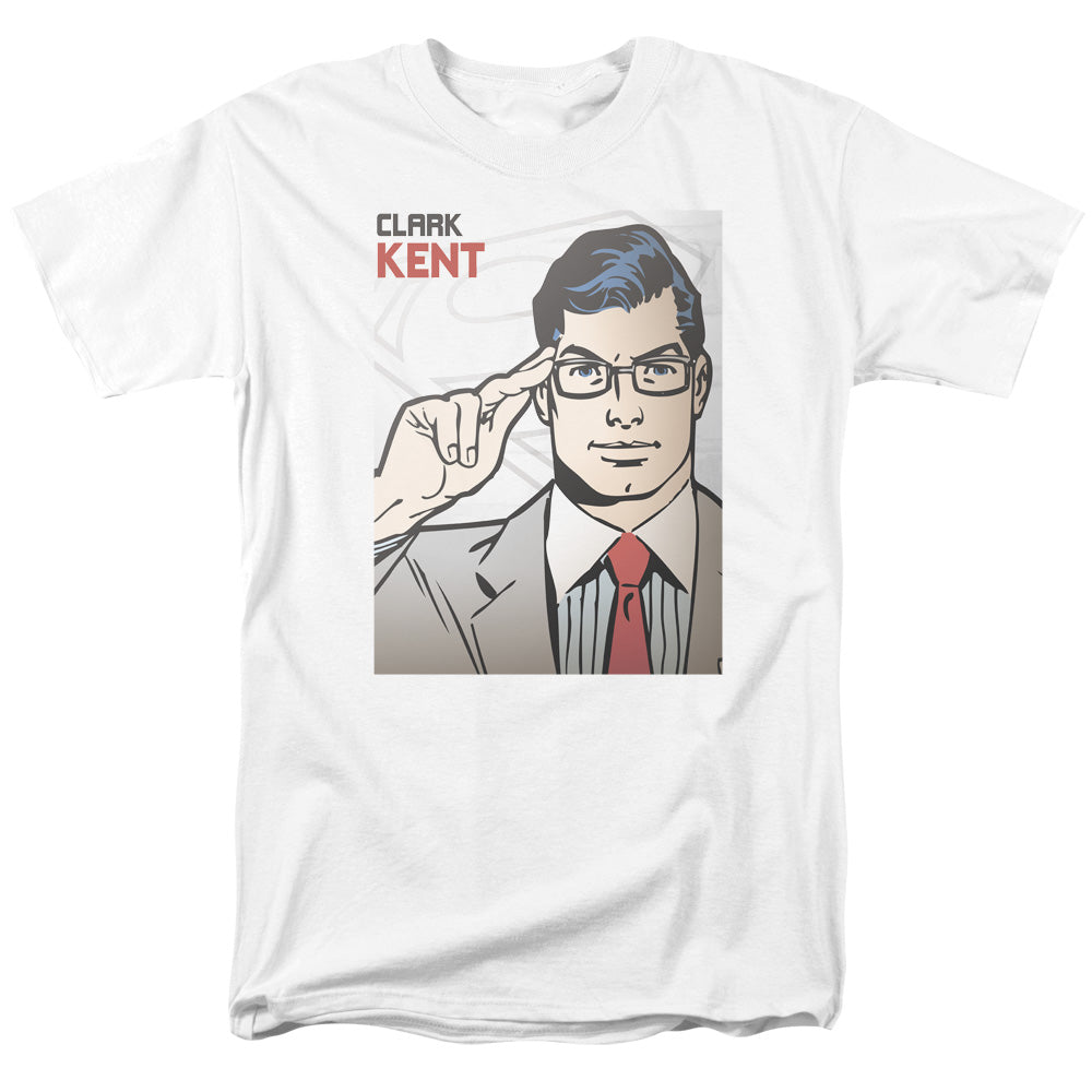 DC Comics - Superman - Clark Kent Cover - Adult T-Shirt
