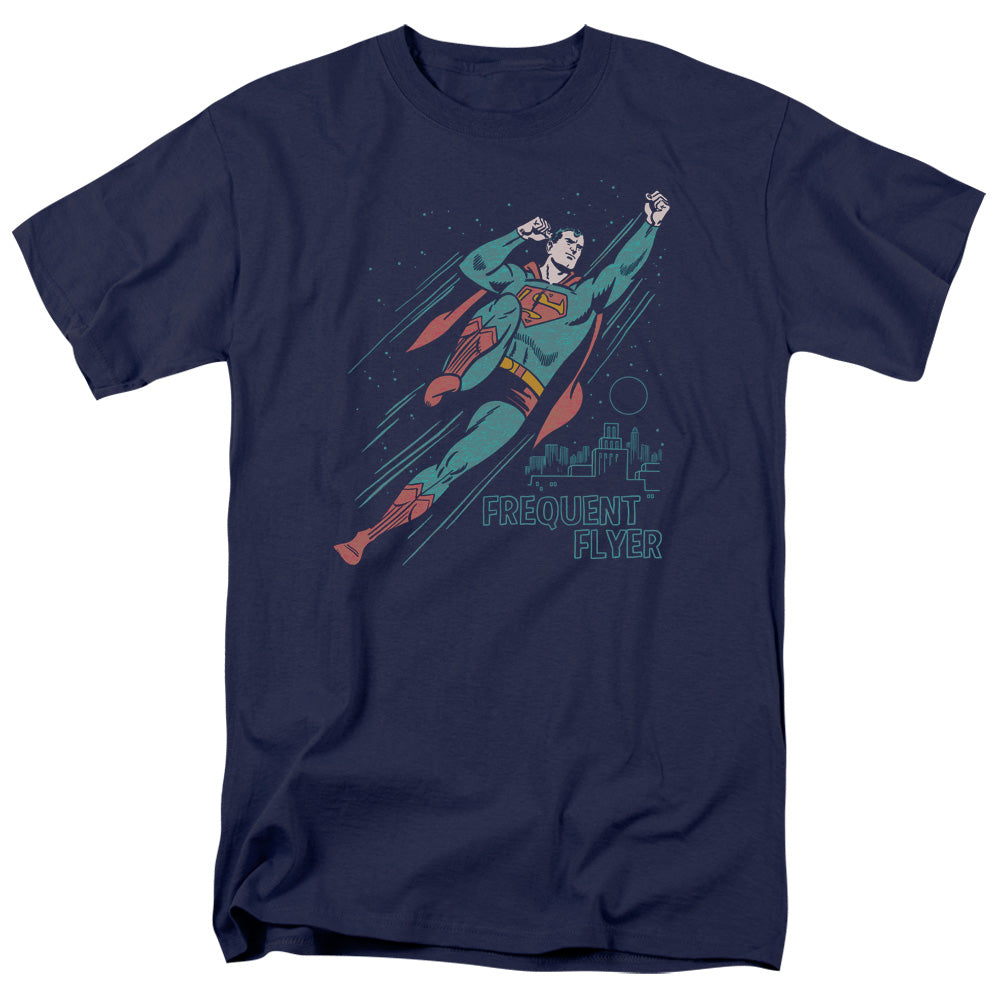 DC Comics - Superman - Frequent Flyer - Adult T-Shirt