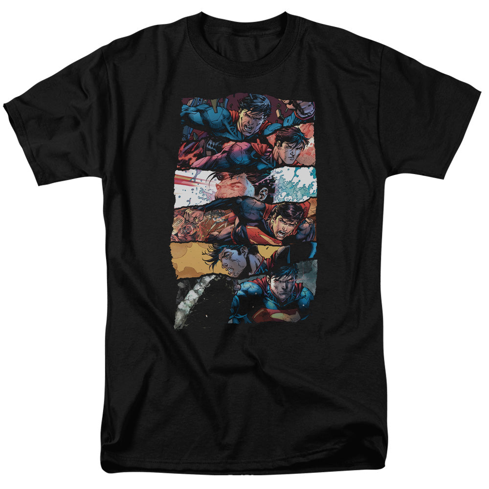 DC Comics - Superman - Torn Collage - Adult T-Shirt