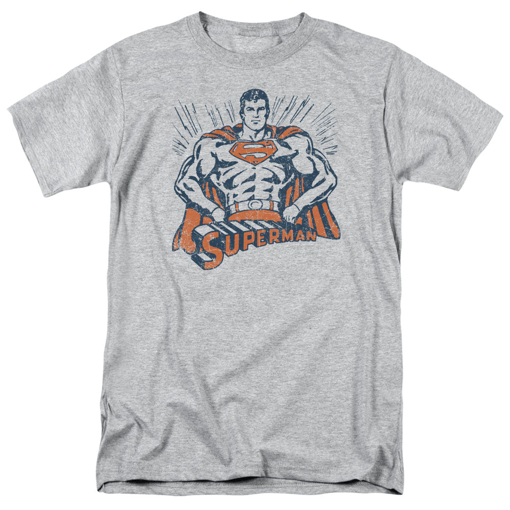 DC Comics - Superman - Vintage Stance - Adult T-Shirt