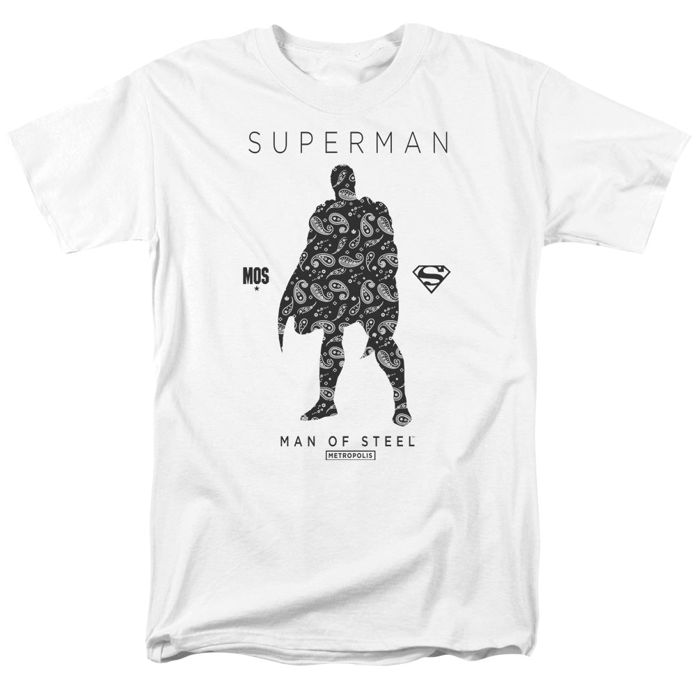 DC Comics - Superman - Paisley Sihouette - Adult T-Shirt