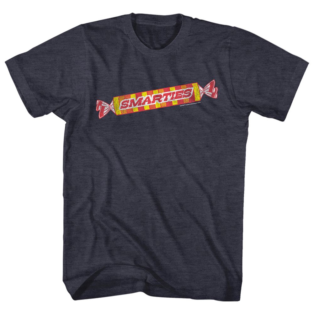 Smarties - Tri-Color Logo - Short Sleeve - Heather - Adult - T-Shirt