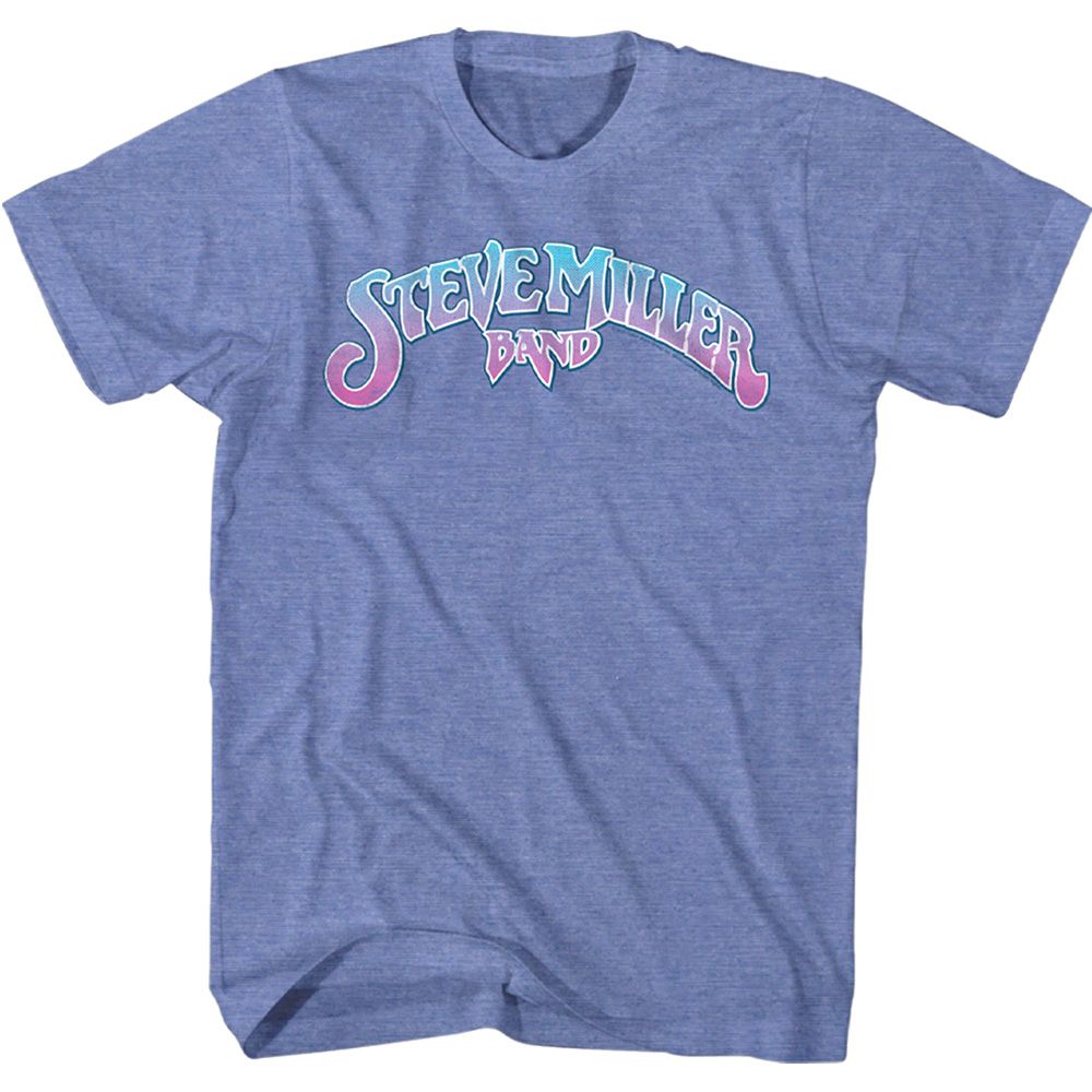 Steve Miller Band - Logo Pastel - Short Sleeve - Heather - Adult - T-Shirt