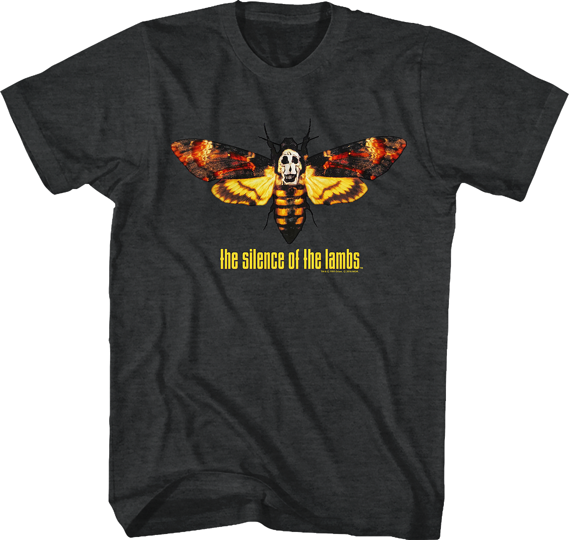 Silence Of The Lambs - Moth - Short Sleeve - Heather - Adult - T-Shirt