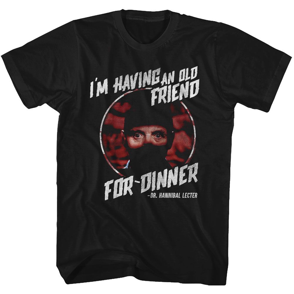 Silence Of The Lambs - Friend For Dinner - Short Sleeve - Adult - T-Shirt