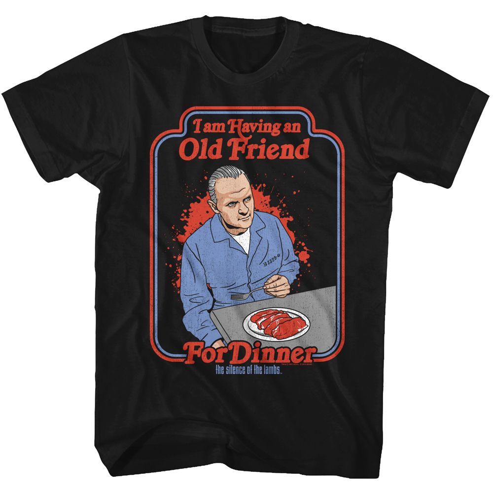 Silence Of The Lambs - Friend For Dinner 2 - Short Sleeve - Adult - T-Shirt