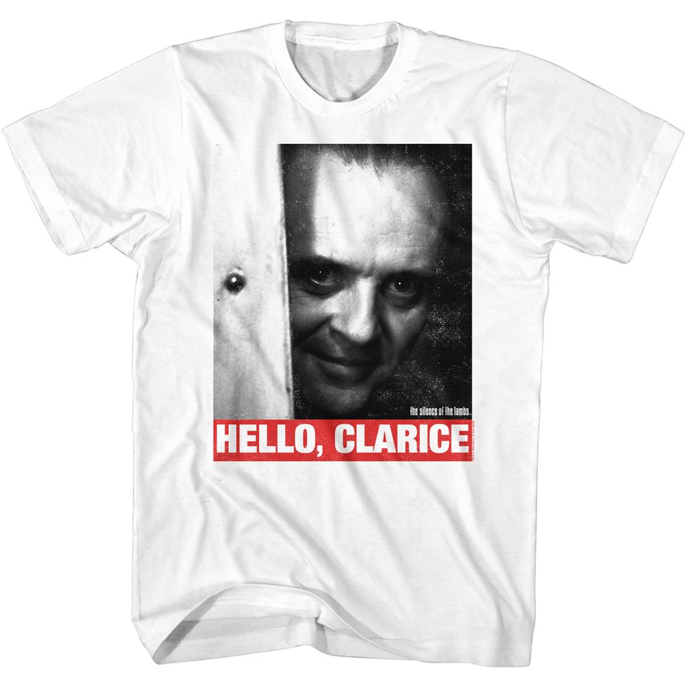Silence Of The Lambs - Hello Quote - Short Sleeve - Adult - T-Shirt