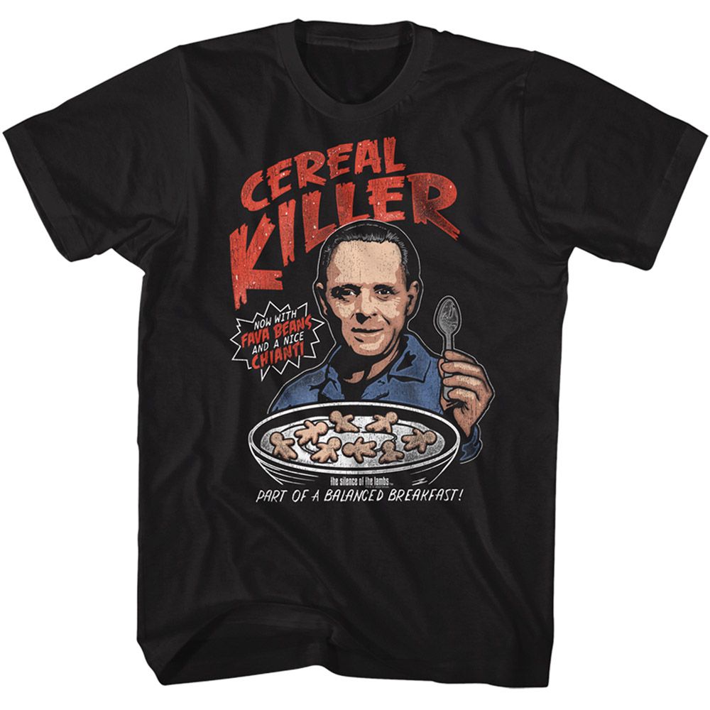 Silence Of The Lambs - Cereal Killer - Short Sleeve - Adult - T-Shirt