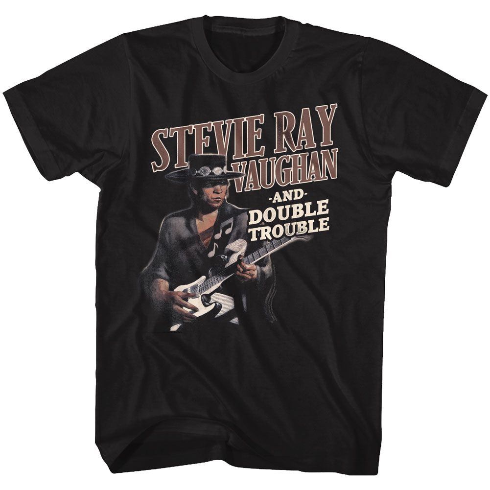 Stevie Ray Vaughan - Double Trouble 2 - Short Sleeve - Adult - T-Shirt