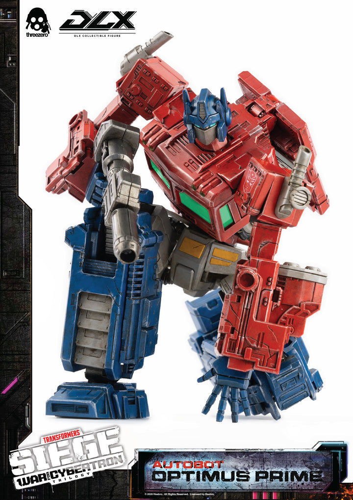 ThreeZero Transformers War for Cybertron: Optimus Prime DLX Collectible Figure