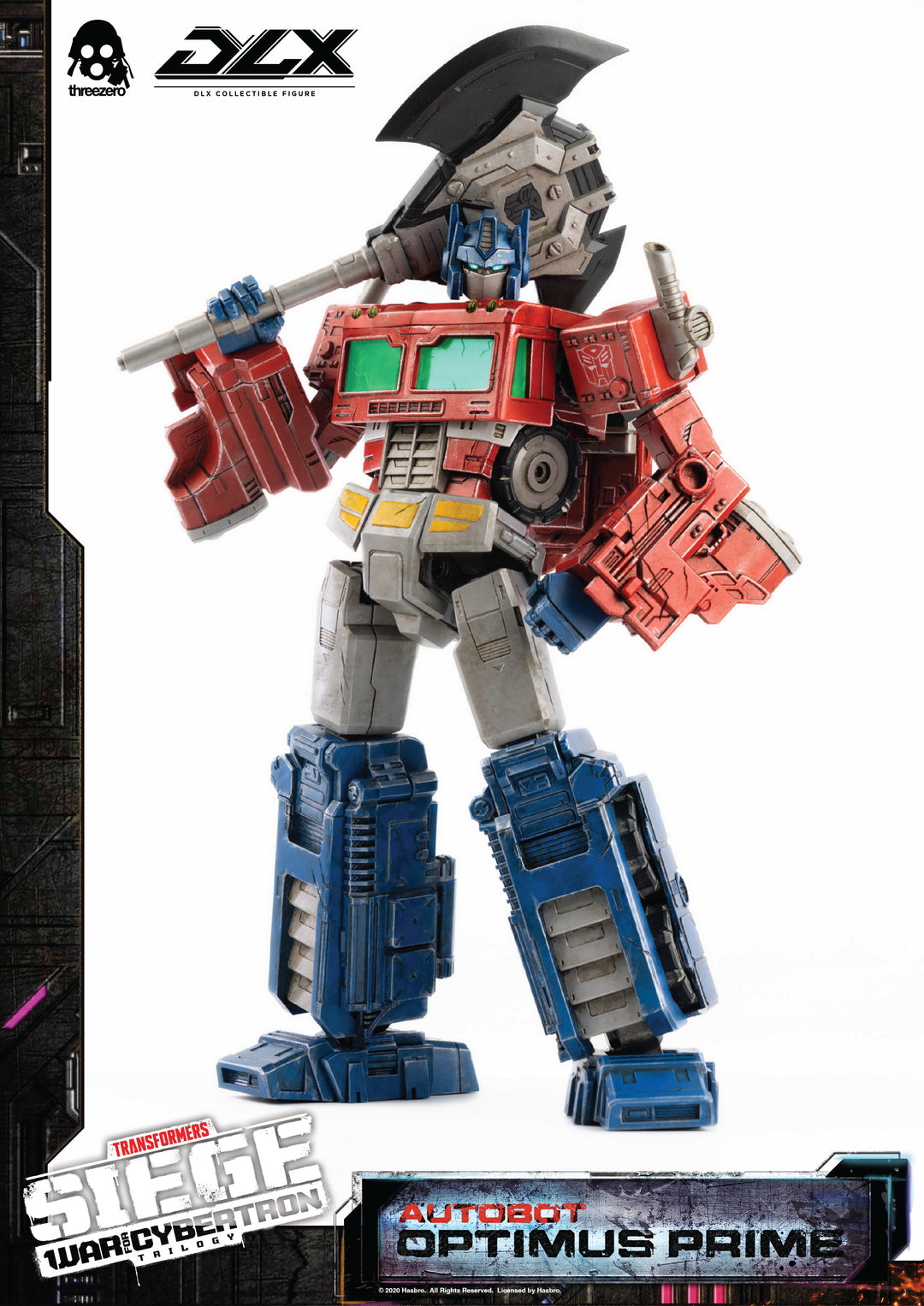 ThreeZero Transformers War for Cybertron: Optimus Prime DLX Collectible Figure