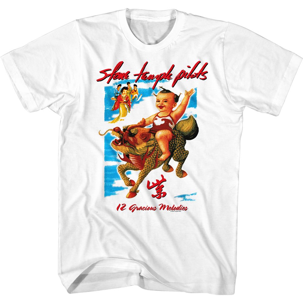 Stone Temple Pilots - 12 Gracious Melodies - Short Sleeve - Adult - T-Shirt