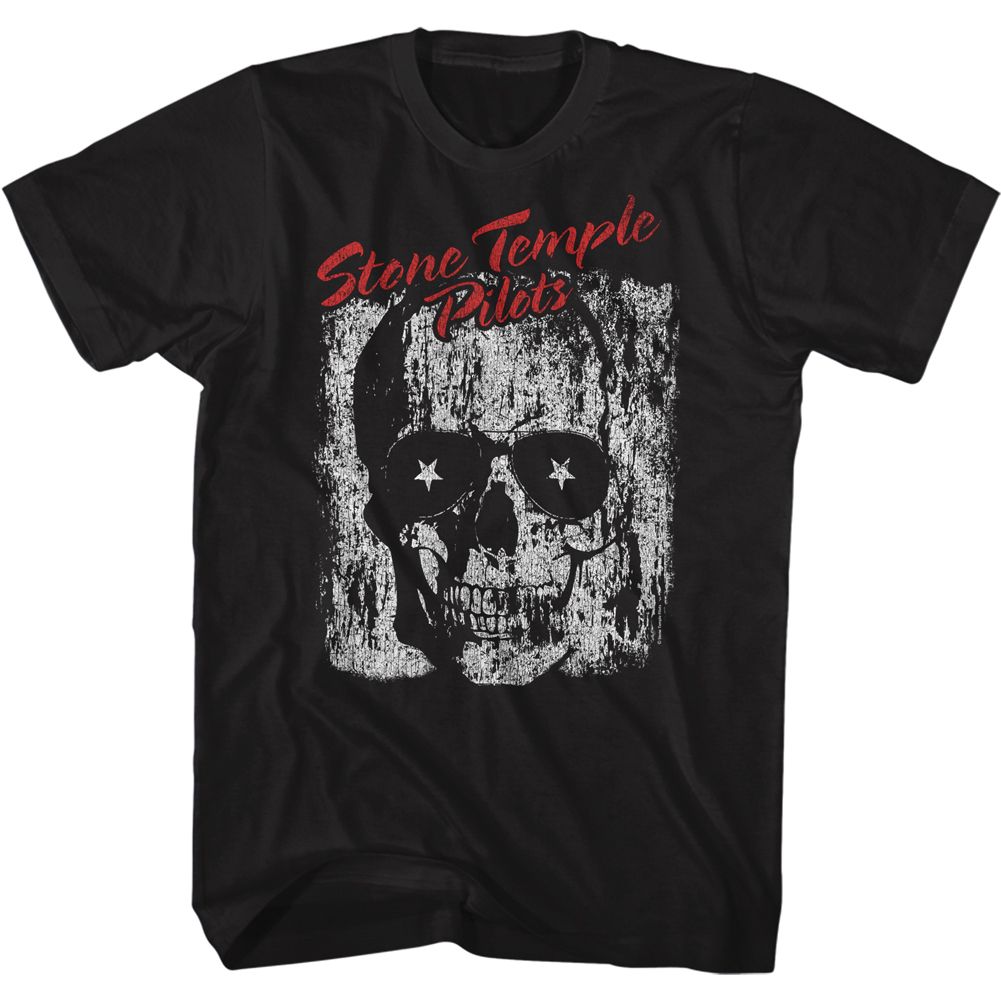 Stone Temple Pilots - Skull Sunglasses - Short Sleeve - Adult - T-Shirt