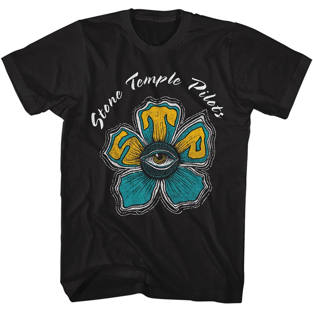 Stone Temple Pilots - STP Eye Flower - Short Sleeve - Adult - T-Shirt