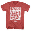 Street Fighter - Select Screen - Short Sleeve - Heather - Adult - T-Shirt
