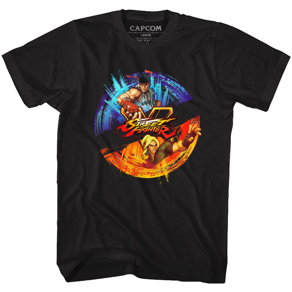 Street Fighter - Two Colors - Short Sleeve - Adult - T-Shirt