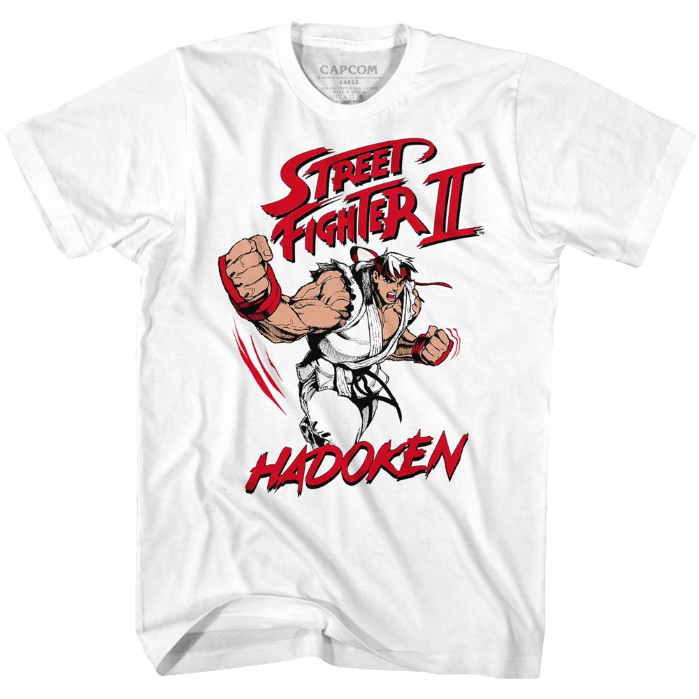 Street Fighter - Hadoken - Short Sleeve - Adult - T-Shirt