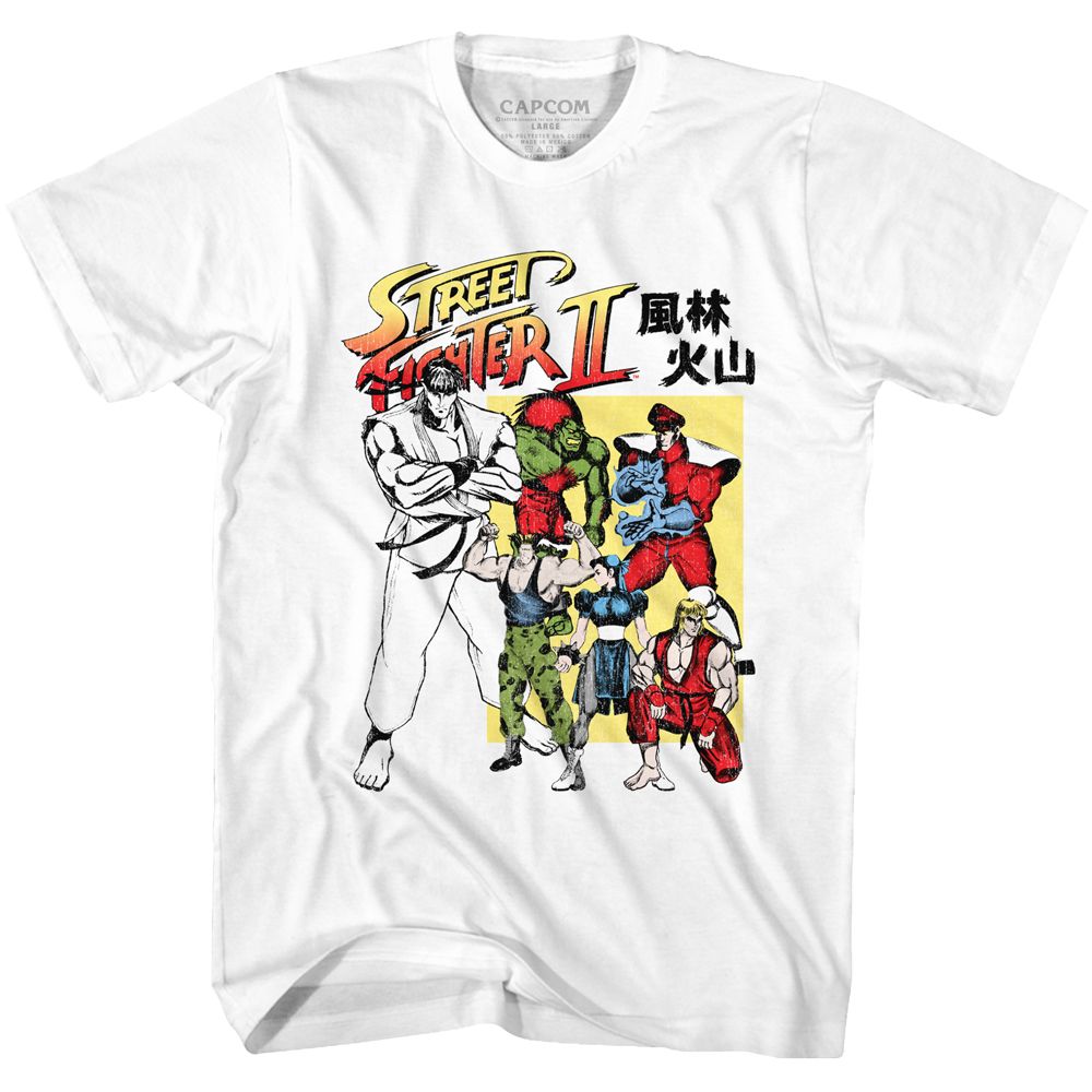 Street Fighter - SF 2 - Short Sleeve - Adult - T-Shirt