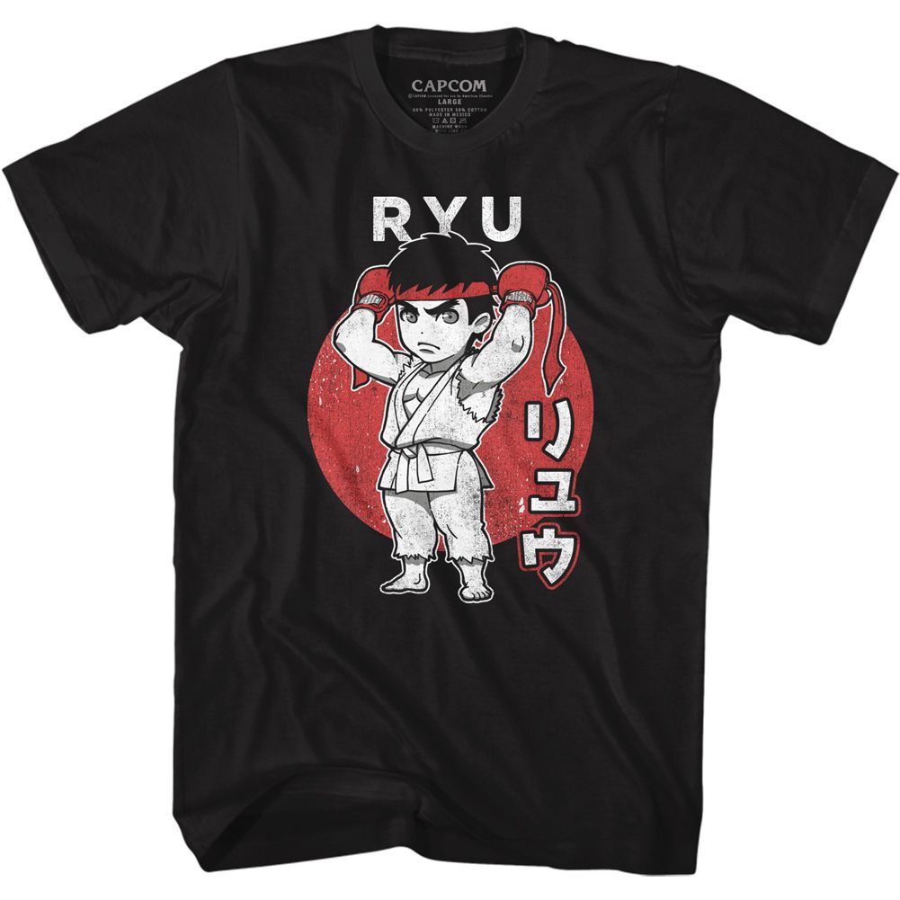 Street Fighter - Chibi Ryu - Short Sleeve - Adult - T-Shirt