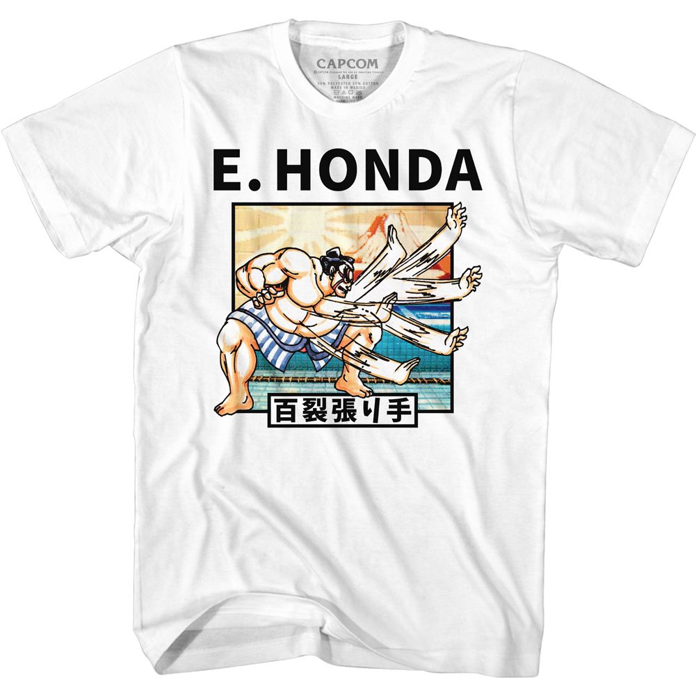 Street Fighter - E. Honda Slaps - Short Sleeve - Adult - T-Shirt