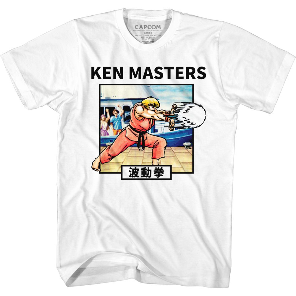 Street Fighter - Ken Hadoken - Short Sleeve - Adult - T-Shirt