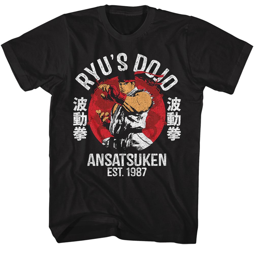 Street Fighter - Ryus Dojo - Short Sleeve - Adult - T-Shirt