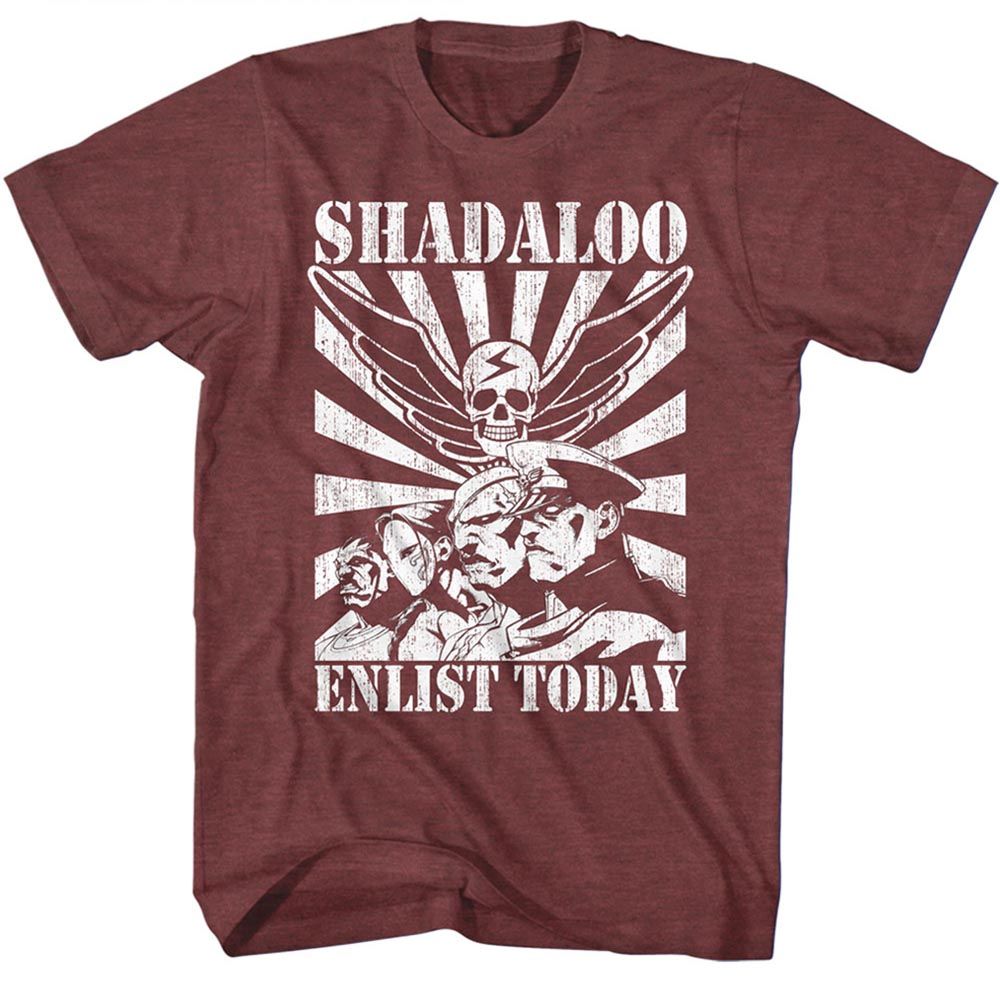 Street Fighter - Enlist Today - Short Sleeve - Heather - Adult - T-Shirt