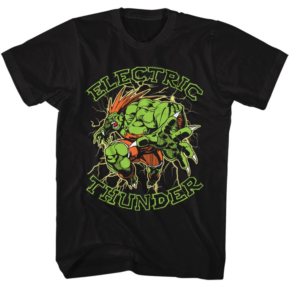 Street Fighter - Electric Thunder - Short Sleeve - Adult - T-Shirt