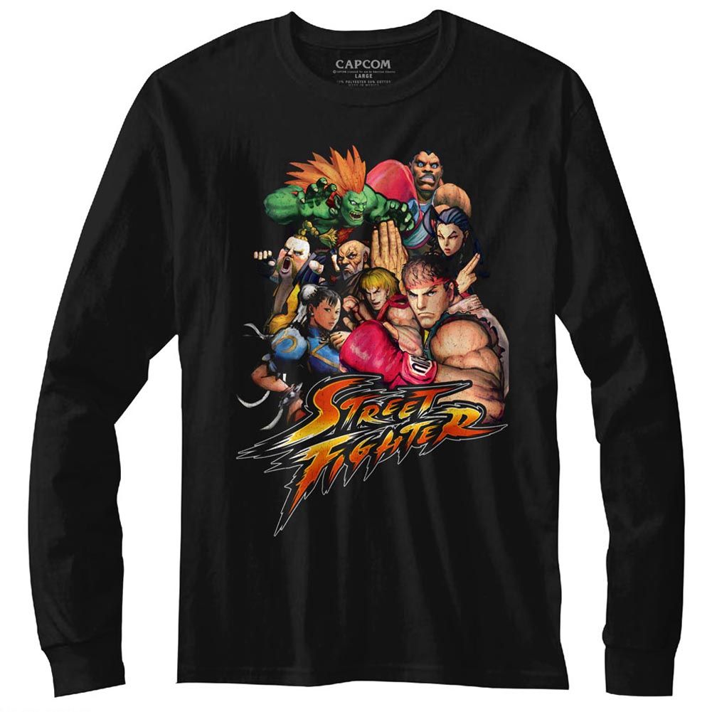 Street Fighter - Characters - Long Sleeve - Adult - T-Shirt