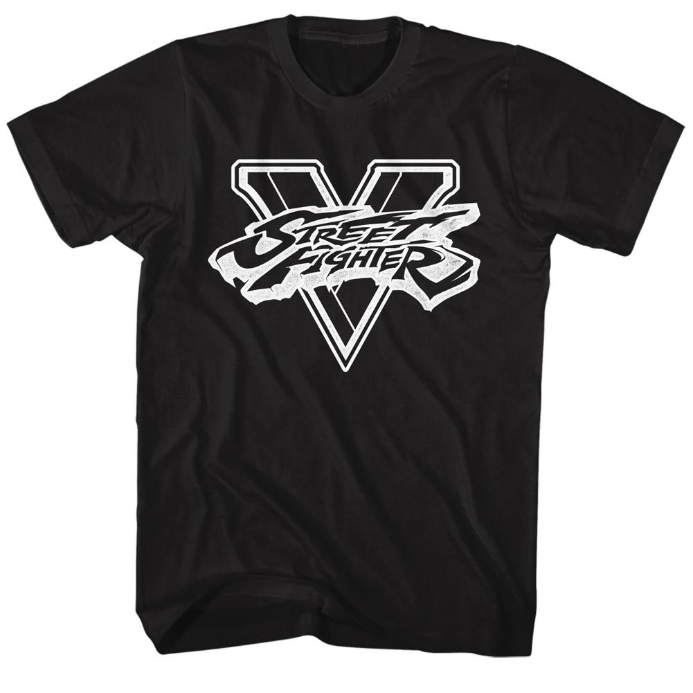 Street Fighter - SFV Black & White - Short Sleeve - Adult - T-Shirt