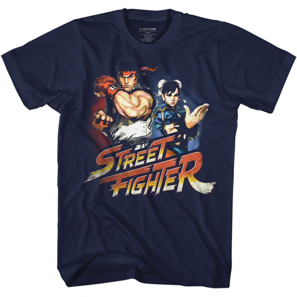 Street Fighter - Ryu Chun Li - Short Sleeve - Adult - T-Shirt