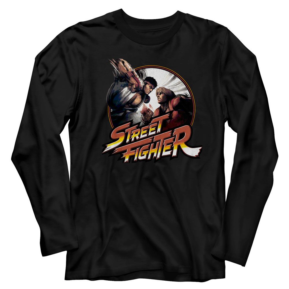 Street Fighter - Punchy - Long Sleeve - Adult - T-Shirt