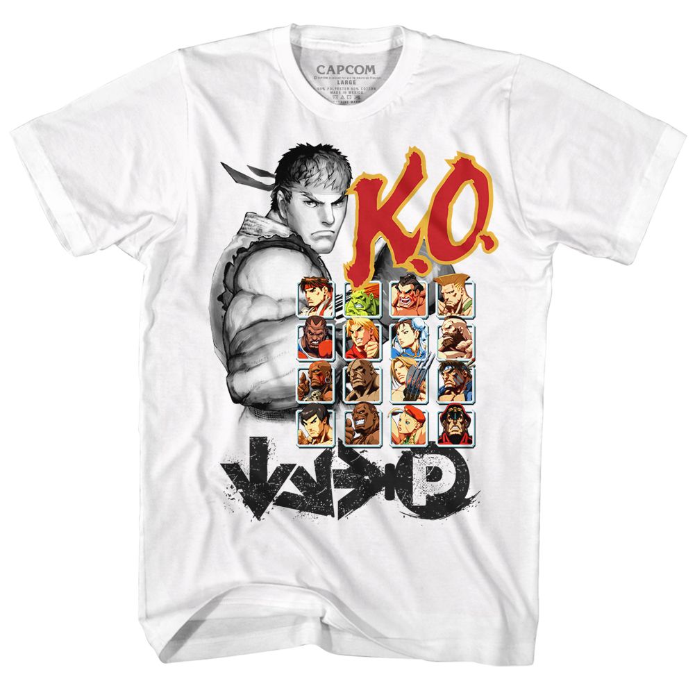 Street Fighter - KO 2 - Short Sleeve - Adult - T-Shirt