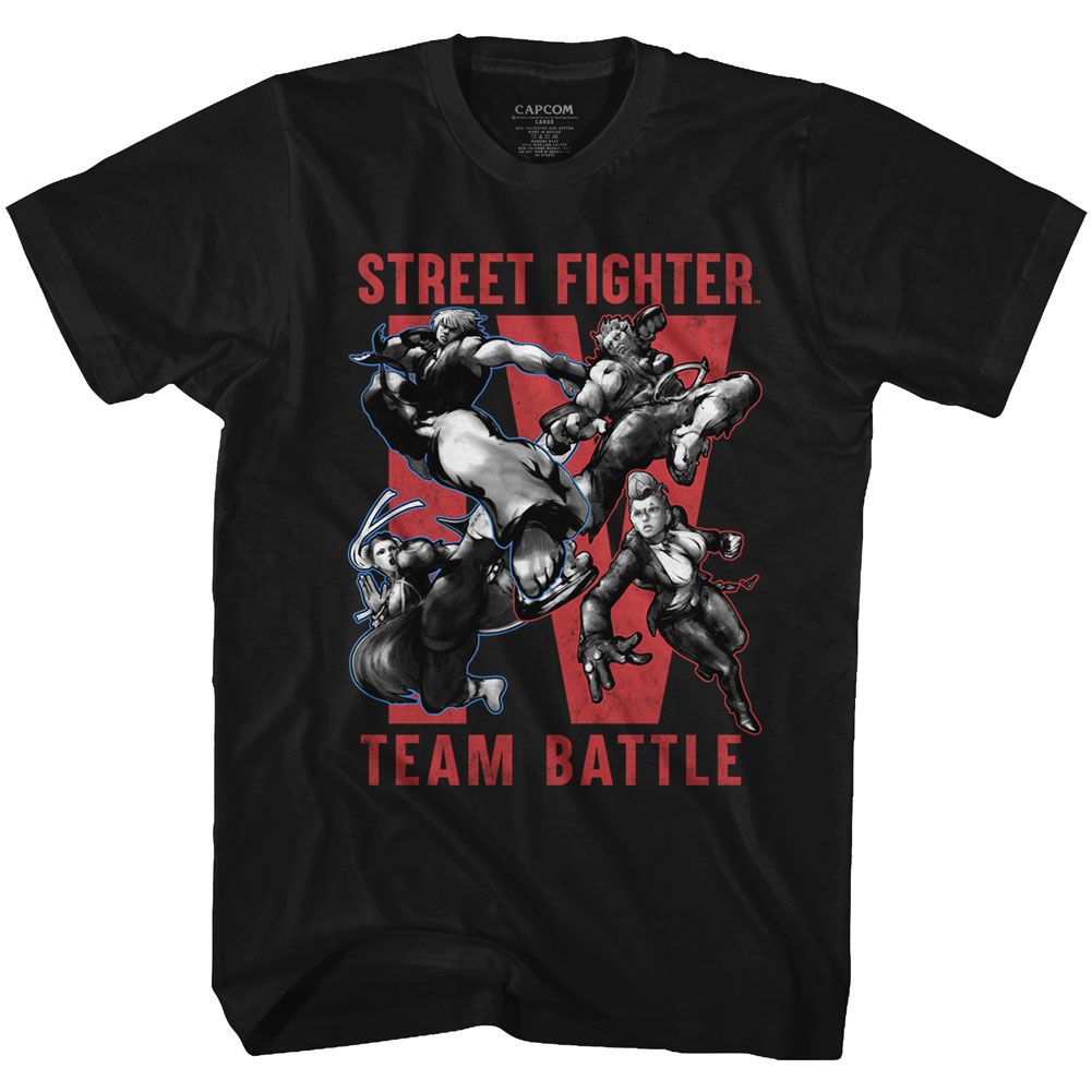 Street Fighter - Team Battle - Short Sleeve - Adult - T-Shirt