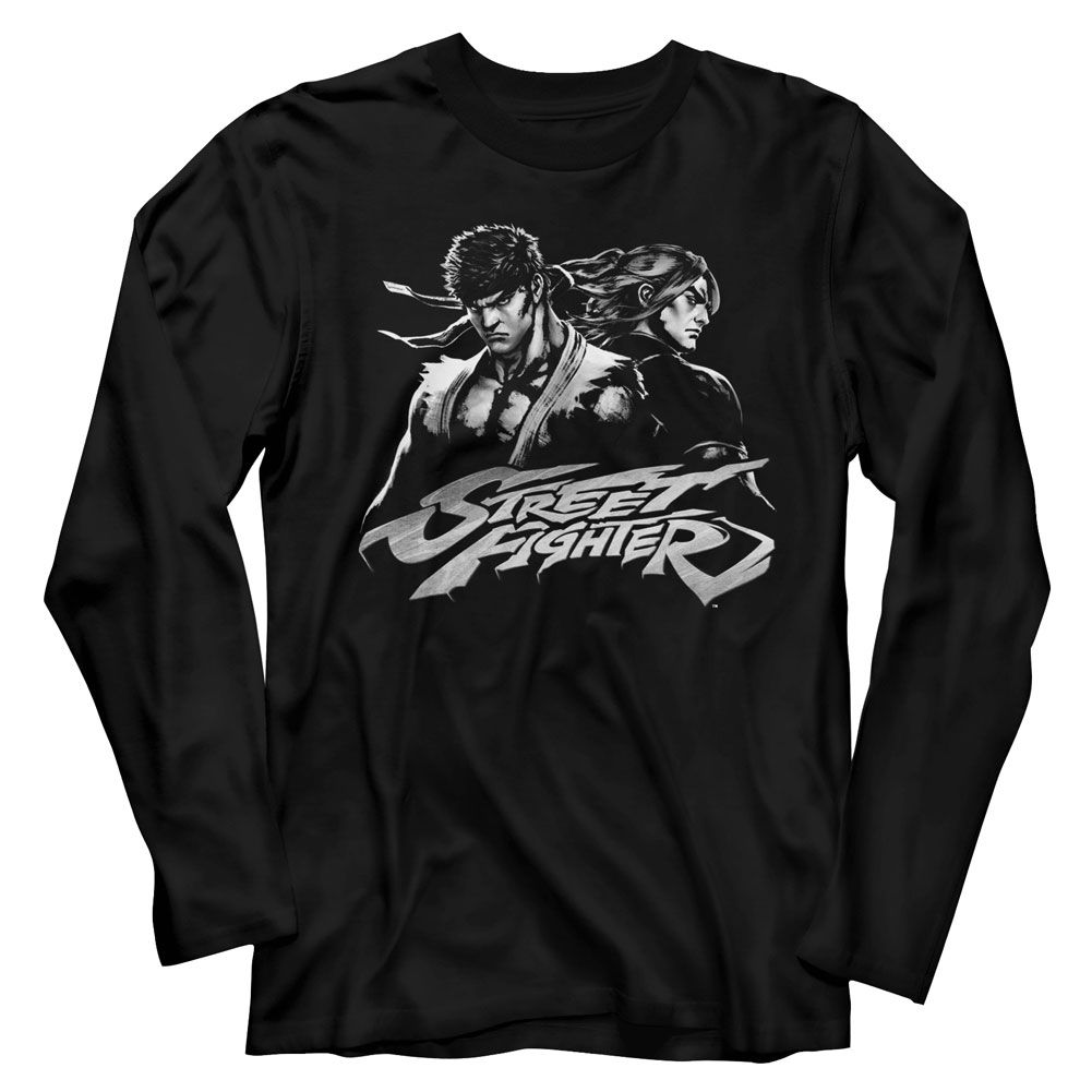 Street Fighter - Two Dudes - Long Sleeve - Adult - T-Shirt