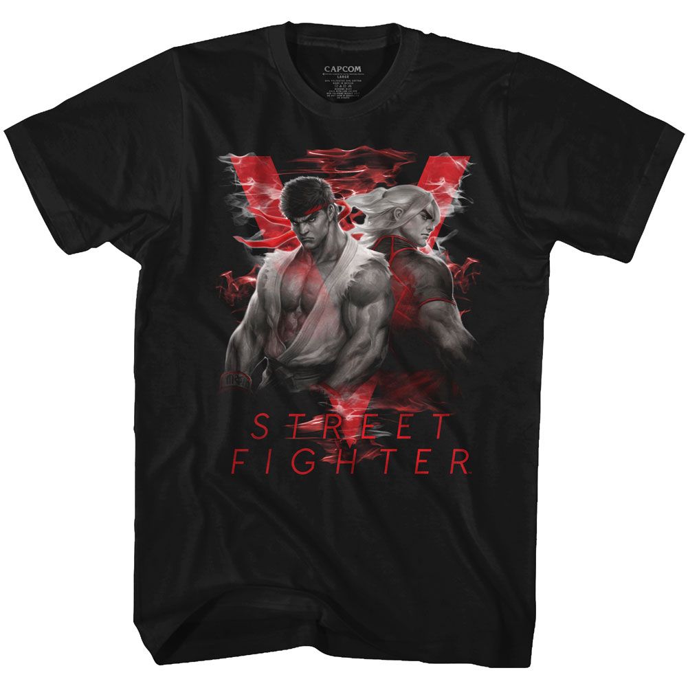 Street Fighter - Smoky V - Short Sleeve - Adult - T-Shirt